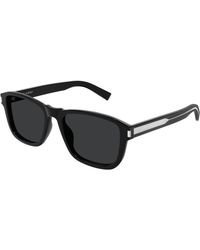 Saint Laurent - Sl 710 001 Sunglasses Acetate Squared - Lyst