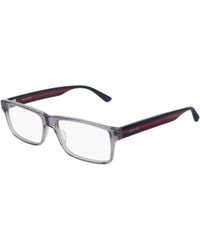 Gucci - Gg0752O 003 Optical Frames Acetate Transparent Squared - Lyst