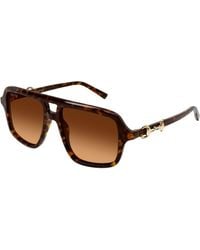 Gucci - Gg2052S 008 Sunglasses Acetate Pilot - Lyst
