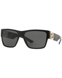 Versace - Ve4296 Gb1/87 Sunglasses Acetate Squared Normal - Lyst