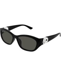 Gucci - Gg1826Sk 001 Sunglasses Injected Round - Lyst