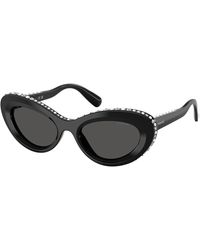 Swarovski - Sk6061U 109387 Sunglasses Acetate Cat Eye Normal - Lyst