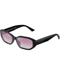 Jimmy Choo - Jc5021Bu 505458 Sunglasses Acetate Round Normal Shaded - Lyst