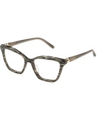 Furla - Vfu876 06Bz Optical Frames Acetate Squared - Lyst