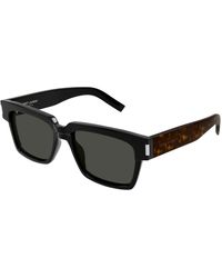 Saint Laurent - Sl 732 Vadim 002 Sunglasses Acetate Squared - Lyst