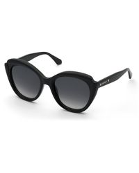 Twinset - Stw070 700 Sunglasses Acetate Smoke Butterfly Normal Shaded - Lyst