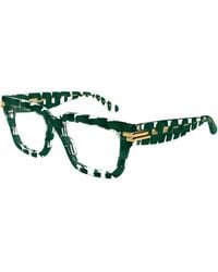 Bottega Veneta - Bv1324O 004 Optical Frames Acetate Transparent Squared - Lyst