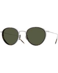 Oliver Peoples - Ov1318St Tk-8 Sun 527652 Sunglasses Titanium G15 Pantos Normal - Lyst