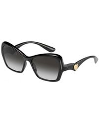 Dolce & Gabbana - Dg6153 501/8G Sunglasses Plastic Cat Eye Nuanced - Lyst
