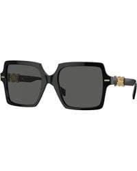 Versace - Ve4441 Gb1/87 Sunglasses Acetate Squared Normal - Lyst