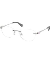 Swarovski - Sk1035D 4001 Optical Frames Metal Round Normal - Lyst