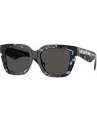 Burberry - Be4453 411187 Sunglasses Acetate Squared Normal - Lyst