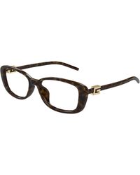 Gucci - Gg1685Ok 003 Optical Frames Injected Transparent Squared - Lyst