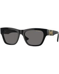 Versace - Ve4457 Gb1/81 Sunglasses Acetate Squared Polarized - Lyst