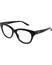 Balenciaga - Bb0441O 001 Optical Frames Acetate Transparent Butterfly - Lyst