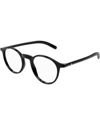 Montblanc - Mb0329O 001 Optical Frames Transparent Round - Lyst