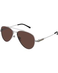 Gucci - Gg1874S 003 Sunglasses Metal Pilot - Lyst