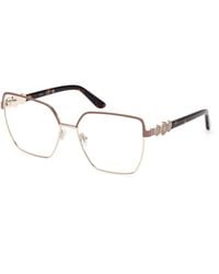 Guess - Gu50229 058 Optical Frames Metal Squared Normal - Lyst