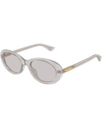 Bottega Veneta - Bv1415Sk 003 Sunglasses Acetate Round - Lyst