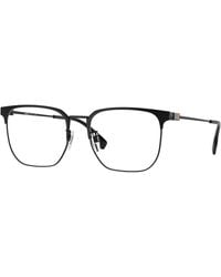Burberry - Be1383D 1001 Optical Frames Metal Squared Normal - Lyst