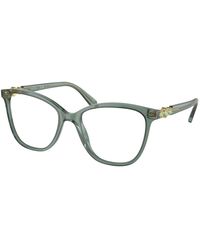 Swarovski - Sk2020 1043 Optical Frames Acetate Squared Normal - Lyst