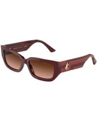 Jimmy Choo - Jc5017 50135M Sunglasses Acetate Pillow Normal Shaded - Lyst