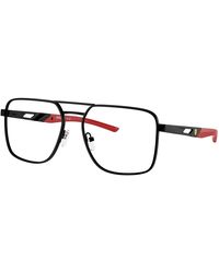 FERRARI SCUDERIA - Fz7005 101 Optical Frames Metal Squared Normal - Lyst
