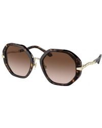 BVLGARI - Bv8242B 504/13 Outlet Sunglasses Plastic Geometric Normal Shaded - Lyst