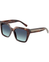 Tiffany & Co. - Tf4235 84219S Sunglasses Acetate Squared Normal Shaded - Lyst