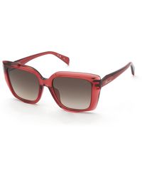 Blumarine - Sbm241S 0Vc2 Sunglasses Acetate Squared Normal Nuanced - Lyst