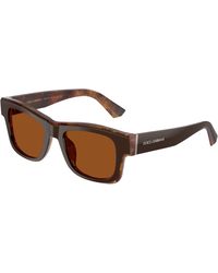 Dolce & Gabbana - Dg4515 345673 Sunglasses Acetate Squared Normal - Lyst