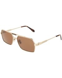 Ferragamo - Sf332S 745 Sunglasses Titanium Squared Normal - Lyst