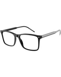 Giorgio Armani - Ar7258 5879 Optical Frames Acetate Transparent Squared Normal - Lyst