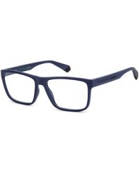 Polaroid - Pld D569 Fll Optical Frames Eco-Poliame Squared Normal - Lyst