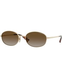 Vogue Eyewear - Vo4323S 848/T5 Sunglasses Metal Round Polarized Nuanced - Lyst