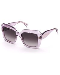 Blumarine - Sbm889 06Mh Sunglasses Acetate Squared Normal Shaded - Lyst