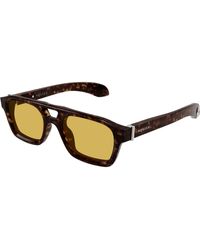 McQueen - Am0505S 002 Sunglasses Acetate Pilot - Lyst