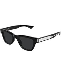 Saint Laurent - Sl 789 Jacques 001 Sunglasses Acetate Squared - Lyst