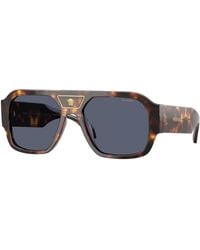 Versace - Ve4508U 55372V Sunglasses Acetate Squared Polarized - Lyst