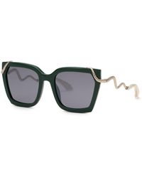 Roberto Cavalli - Src034M D80X Sunglasses Acetate Smoke Butterfly Normal Mirror - Lyst