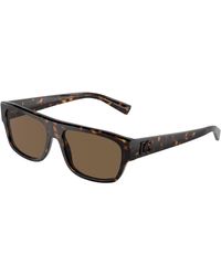 Dolce & Gabbana - Dg4455 502/73 Sunglasses Acetate Squared Normal - Lyst