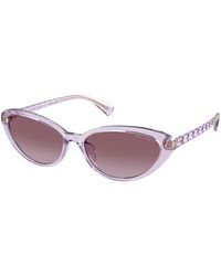 Ralph Lauren - Ra5338U 57468H Sunglasses Injected Butterfly Normal Shaded - Lyst