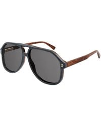 Gucci - Gg1042S 003 Sunglasses Acetate Pilot Normal - Lyst