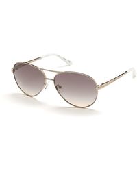 Guess - Gu7470-S 28E Sunglasses Metal Pilot Normal - Lyst