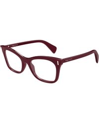 McQueen - Am0552O 003 Optical Frames Acetate Transparent Cat Eye - Lyst