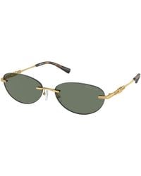 Michael Kors - Mk1151 Manchester 18963H Sunglasses Metal Round Normal - Lyst