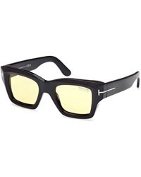 Tom Ford - Ft1154 Ilias 01E Sunglasses Acetate Squared Photochromatic - Lyst