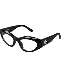 Balenciaga - Bb0398O 001 Optical Frames Acetate Transparent Butterfly - Lyst