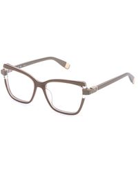 Furla - Vfu994 09Hl Optical Frames Acetate Squared - Lyst