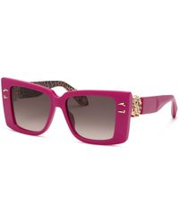 Roberto Cavalli - Src056M 09M3 Sunglasses Acetate Squared Normal Shaded - Lyst